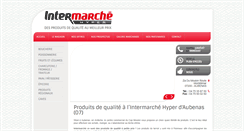 Desktop Screenshot of intermarcheaubenas.com